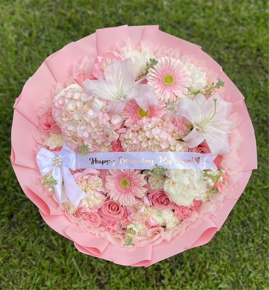 Pink Mixed Blooms Bouquet