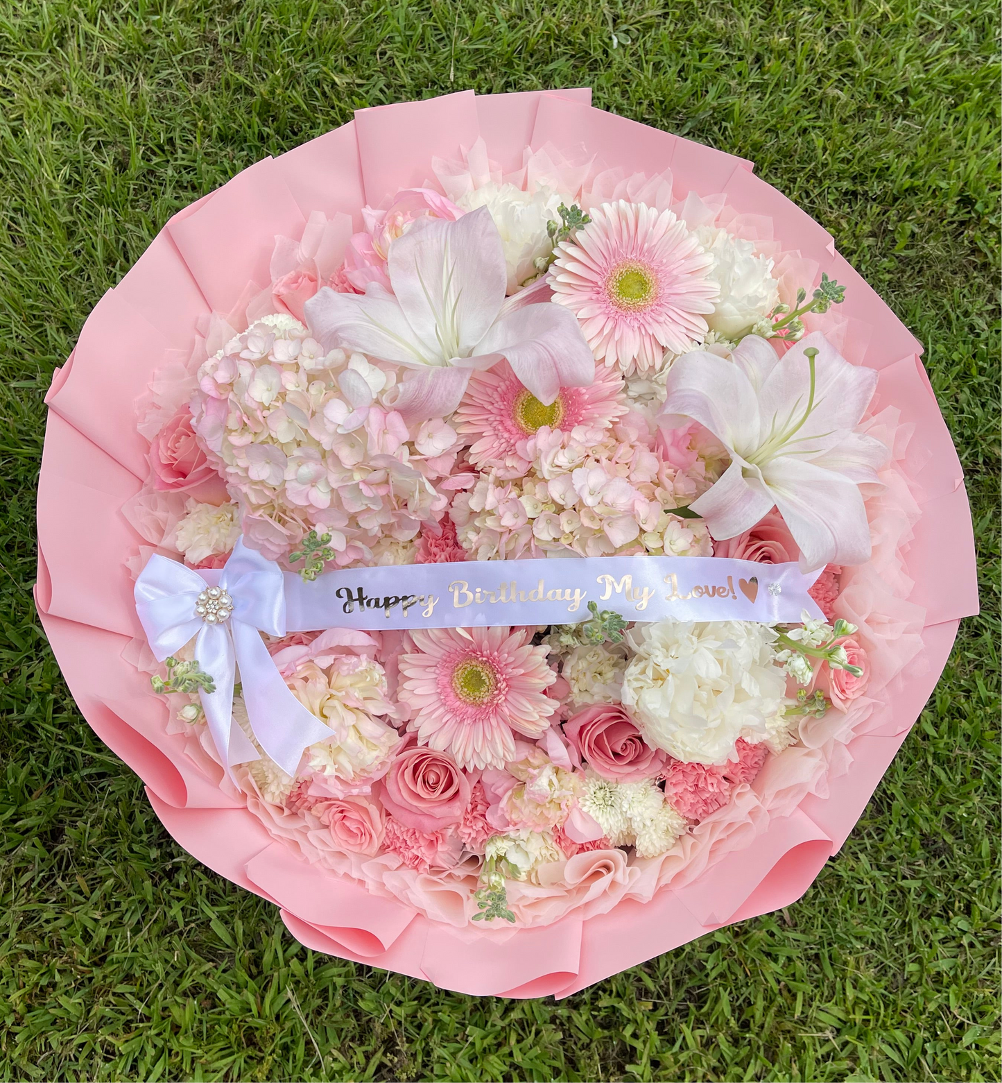 Pink Mixed Blooms Bouquet