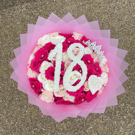 Number Rose Bouquet