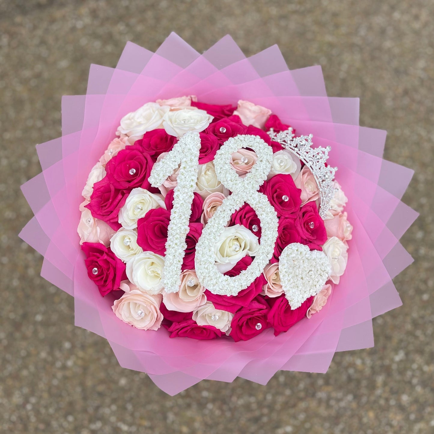 Number Rose Bouquet