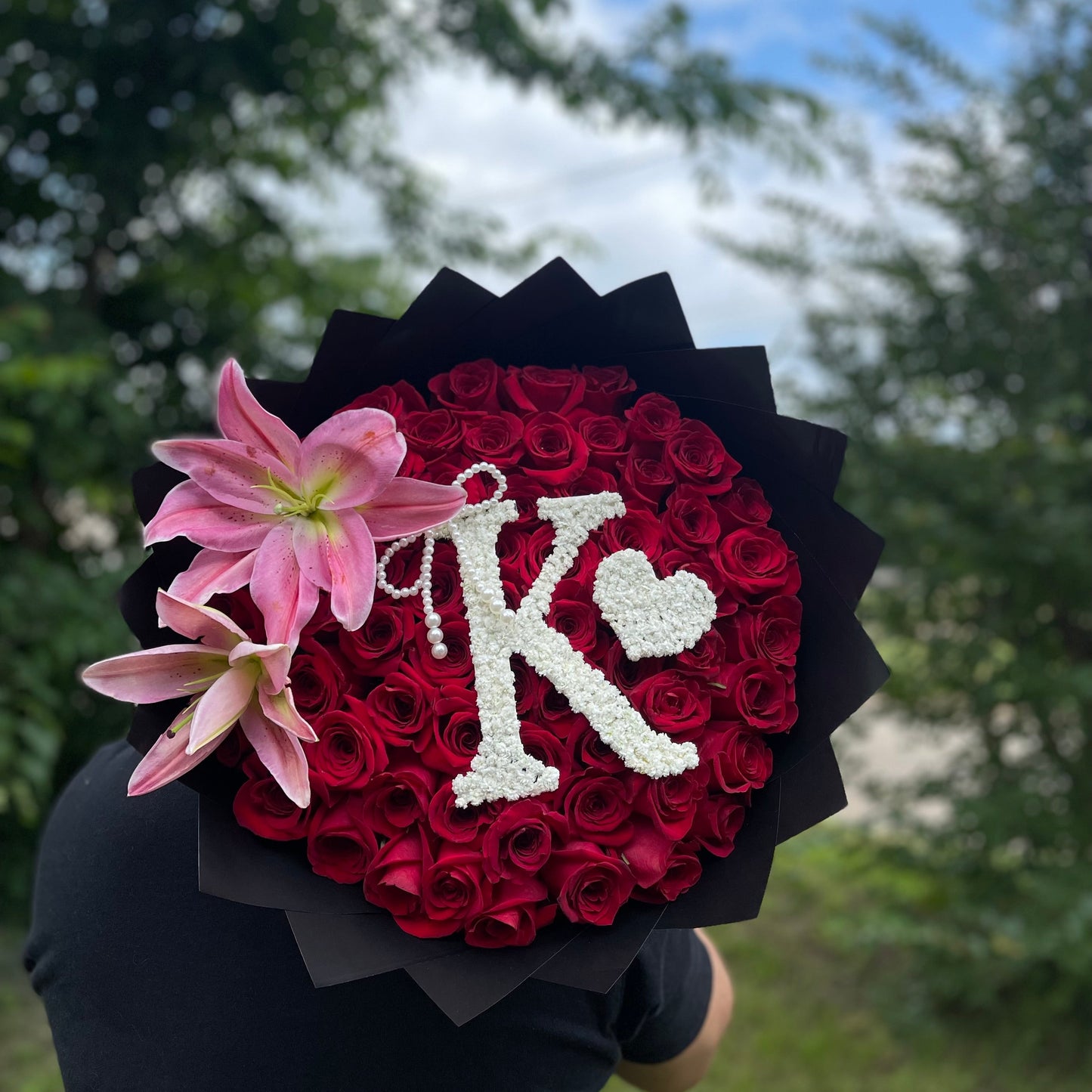 Initial Rose Bouquet